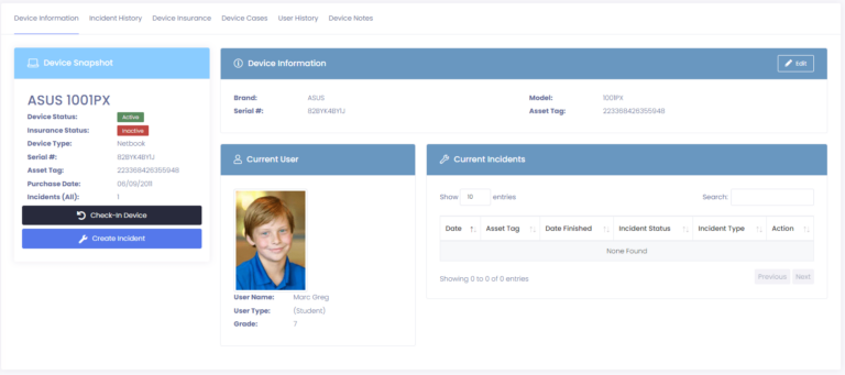 Manage1to1 accepts many forms of student photos.